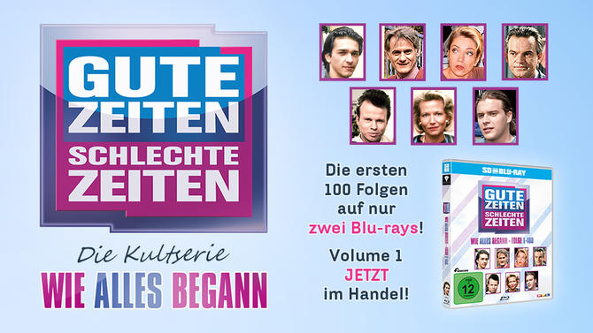 25 Jahre GZSZ: Gewinne die ersten 200 Folgen auf Blu-ray