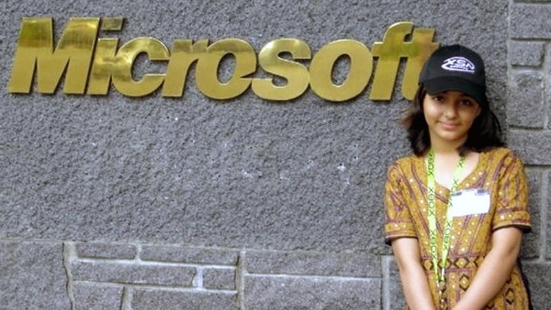 Computer-Wunderkind wird nur 16 Jahre Arfa Karim Randhawa, Microsoft-Wunderkind