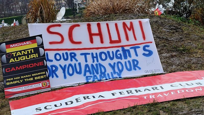 Fans aus aller Welt beten für Schumacher Michael Schumacher