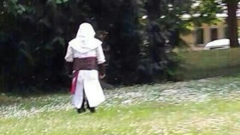 'Kampfmönch' macht Schülern Angst 'Kampfmönch' in Rottweil unterwegs