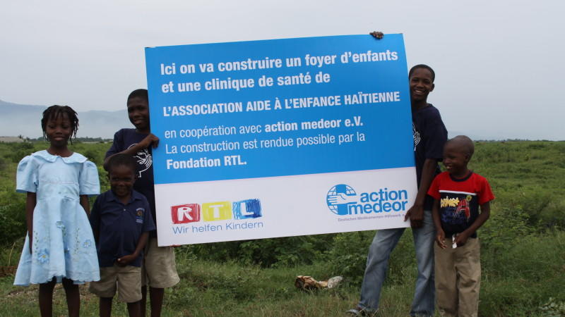 Wiederaufbau eines zerstörten Waisenheimes auf Haiti Wiederaufbau eines zerstörten Waisenheimes auf Haiti
