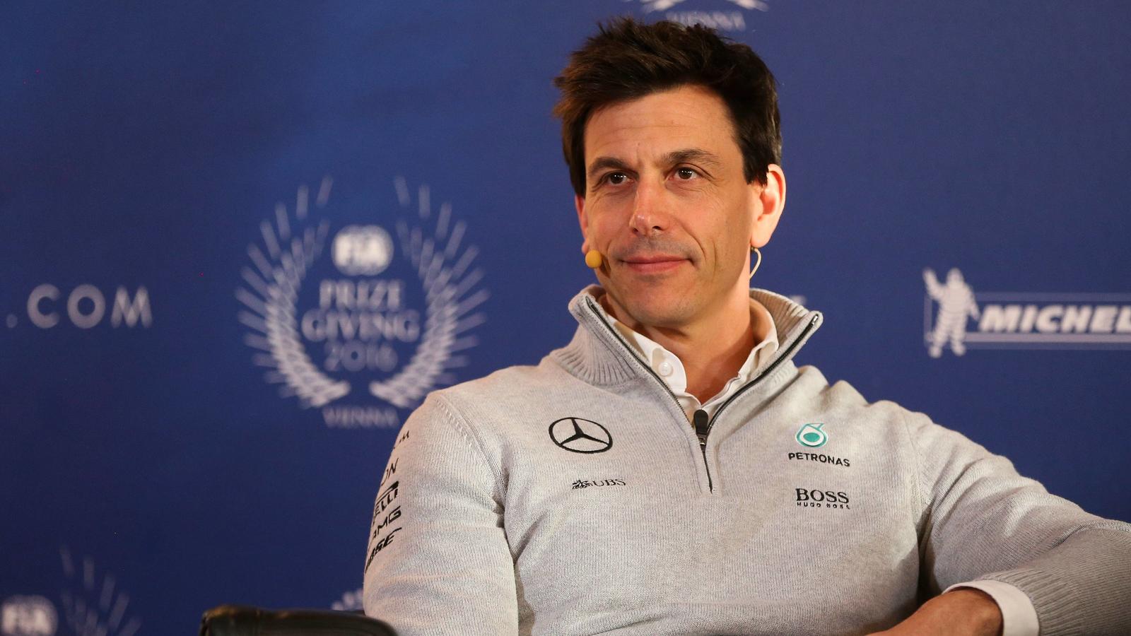 Toto Wolff: Viele Teams beobachten Mick Schumacher - Mercedes ebenfalls MOTORSPORTS - FIA Motorsports day VIENNA,AUSTRIA,02.DEC.16 - MOTORSPORTS - FIA, Motorsports day, press conference PK Pressekonferenz Image shows executive director Toto Wolff (Mercedes GP). PUBLICATIONxINxGERxHUNxONLY GEPAxpictures/xPhilippxBremMotor
