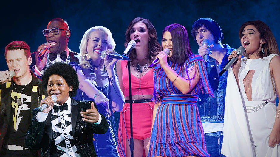 DSDS 2017: Aus in der zweiten Liveshow für Ivanildo Kembel, Armando Sarowny und Ruben Mateo Die Top-8-Kanidaten von DSDS 2017