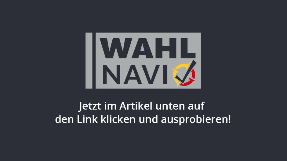 Bundestagswahl 2017: Online-Fragebogen Wahl-Navi hilft beim Weg durch den Programm-Dschungel wahlnavi Version3