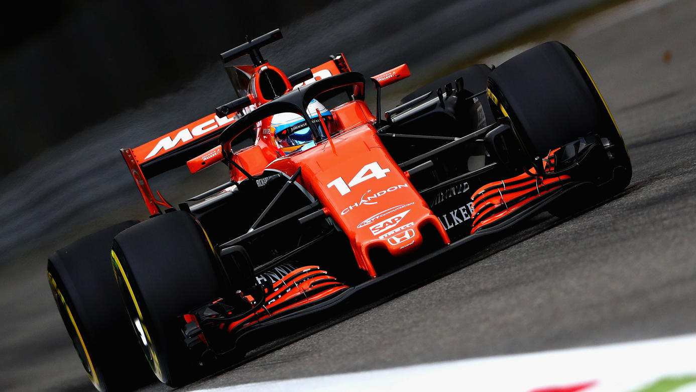 Formel-1-Berichte: Die Partnerschaft zwischen McLaren und Honda ist beendet MONZA, ITALY - SEPTEMBER 01: Fernando Alonso of Spain driving the (14) McLaren Honda Formula 1 Team McLaren MCL32 fitted with the halo on track during practice for the Formula One Grand Prix of Italy at Autodromo di Monza on September 1, 2017 in Monz