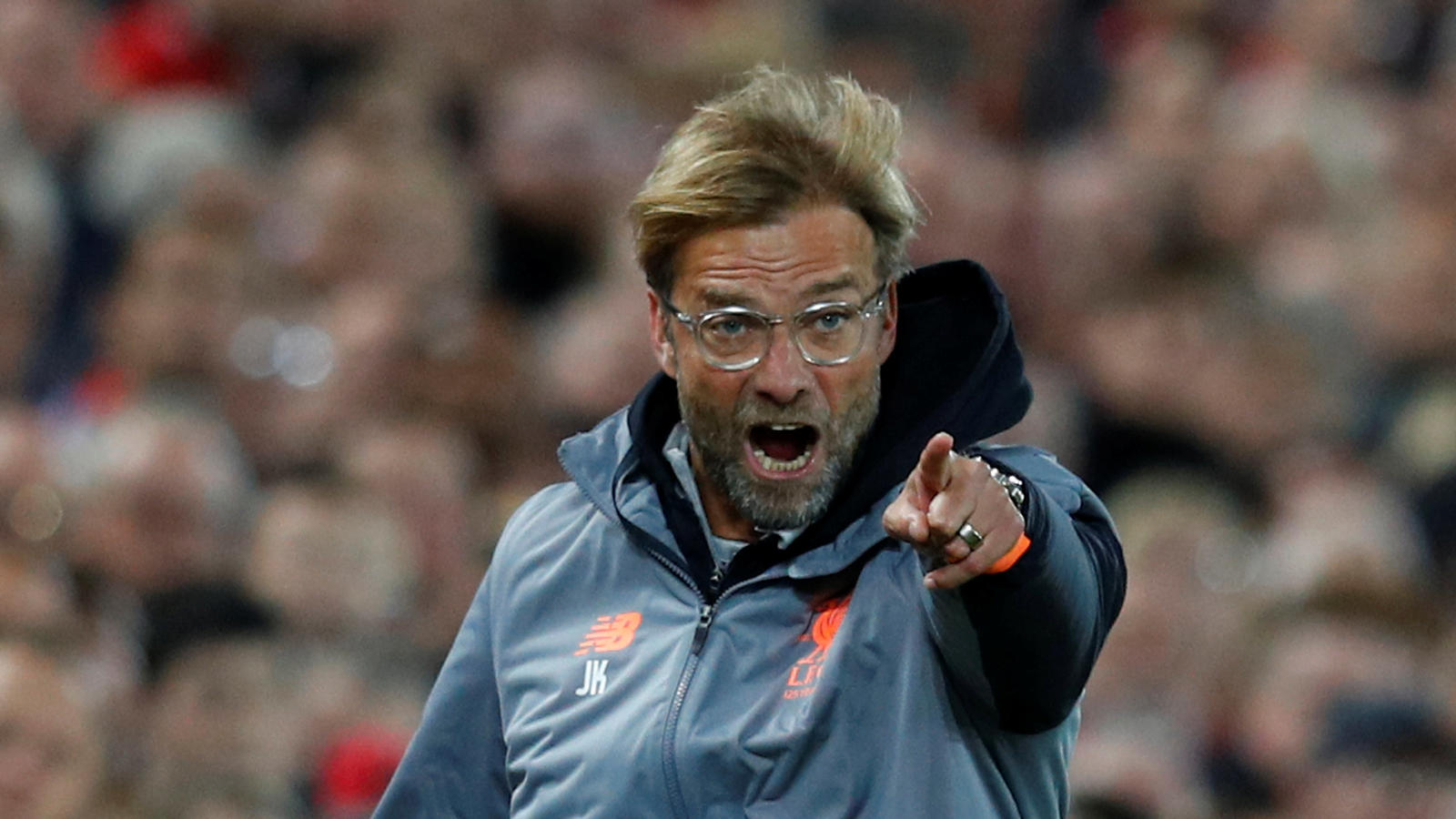 Champions-League-Start: Real und Ronaldo standesgemäß - Klopps Liverpool enttäuscht Soccer Football - Champions League - Liverpool vs Sevilla - Anfield, Liverpool, Britain - September 13, 2017 Liverpool manager Juergen Klopp gestures REUTERS/Phil Noble