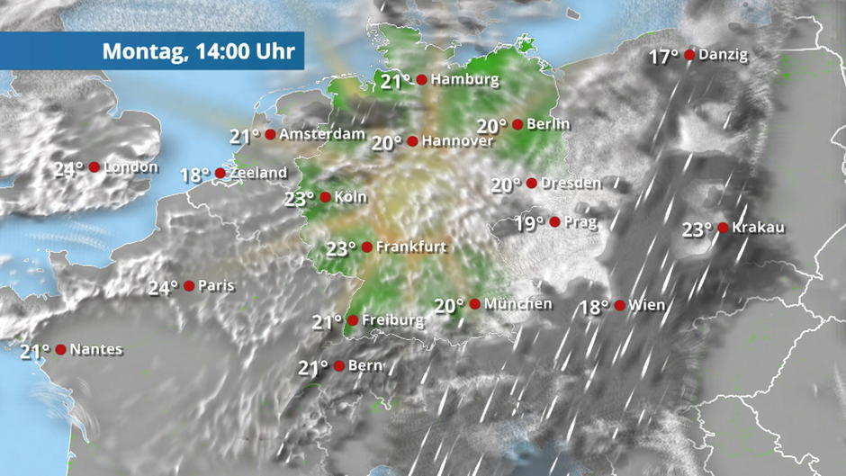 Da sind schon noch Schauer unterwegs Da sind schon noch Schauer unterwegs