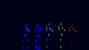 Die Dunking Devils begeistern mit ihrer Lichtshow Die Dunking Devils begeistern mit ihrer Lichtshow