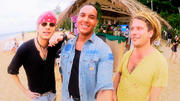 Ruben, Attila und Thomas wollen den Strand rocken Ruben, Attila und Thomas wollen den Strand rocken