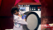 Stefan läuft beim 'Wash'n'Roll' ein Stefan läuft beim 'Wash'n'Roll' ein