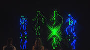 Der Laserman macht eine supercoole Show Der Laserman macht eine supercoole Show