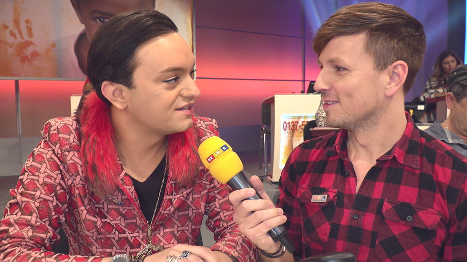 Julian M. Stoeckel beim RTL-Spendenmarathon Julian M. Stoeckel beim RTL-Spendenmarathon