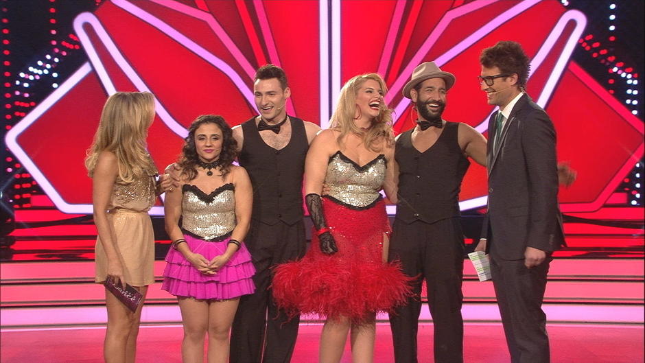 Die Tanzpaare Susi & Robert und Angelina & Massimo Die Tanzpaare Susi & Robert und Angelina & Massimo