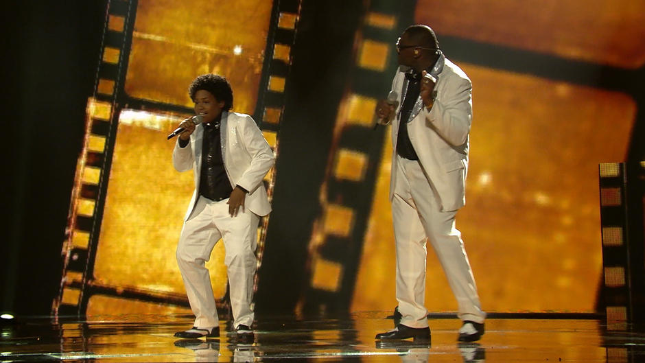 Noah und Alphonso mit "I Can't Help Myself" Noah und Alphonso mit "I Can't Help Myself"