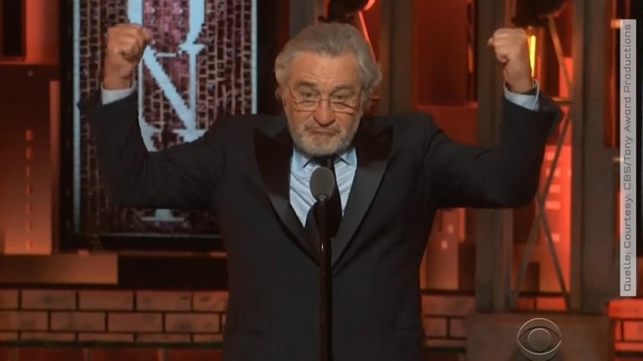 Wutrede bei den "Tony Awards" Robert De Niro rastet wegen Trump aus