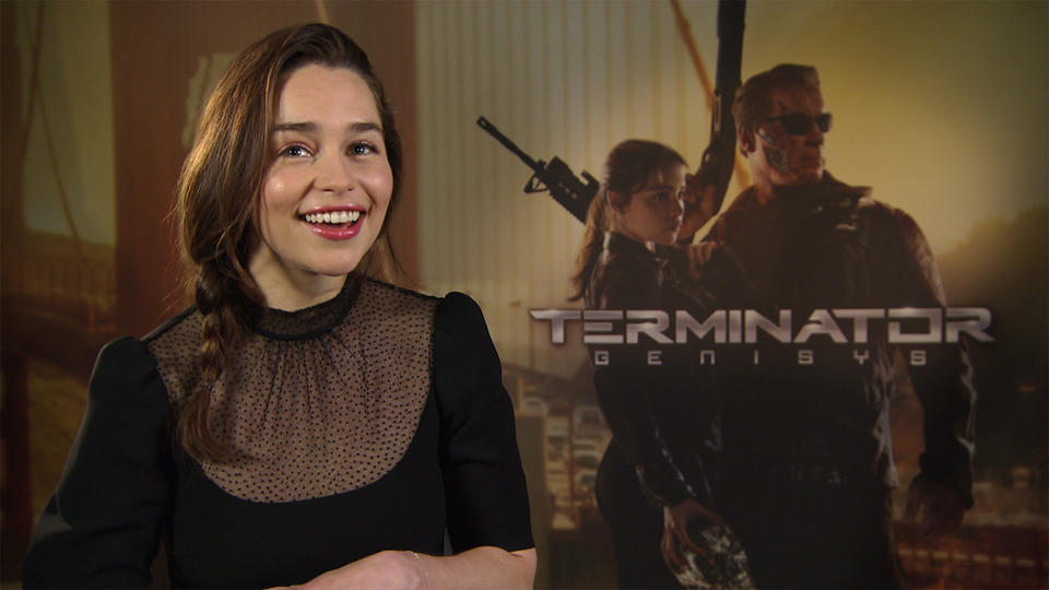 Exklusives 'Terminator: Genisys'-Interview Emila Clarke: "Es ist schwer, den Richtigen zu finden"