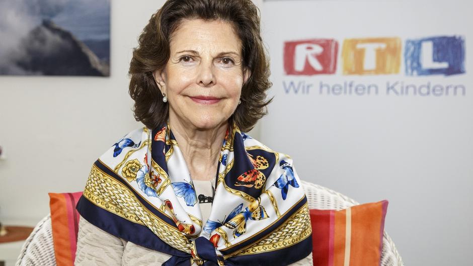 Königin Silvia von Schweden: Hilfe für Flüchtlingskinder Königin Silvia von Schweden: Hilfe für Flüchtlingskinder