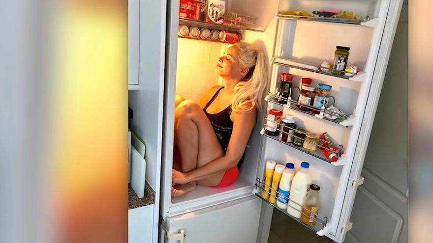 Abkühlung im Kühlschrank Daniela Katzenberger behält einen kühlen Kopf