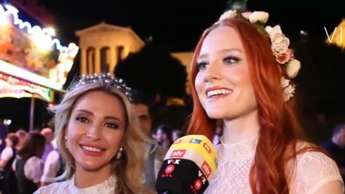 Barbara Meier trägt das teuerste Dirndl der Wiesn!