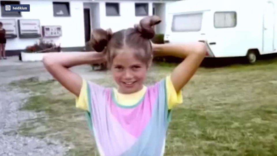 Ganz private Aufnahmen Heidi Klum öffnet das Familienalbum