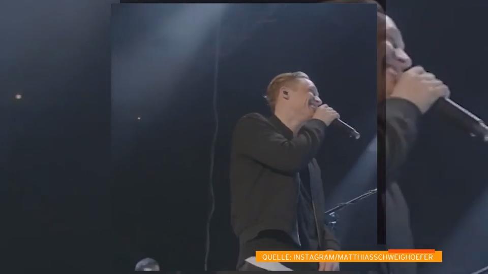 Um 22 Uhr passiert es Matthias Schweighöfer muss Konzert abbrechen