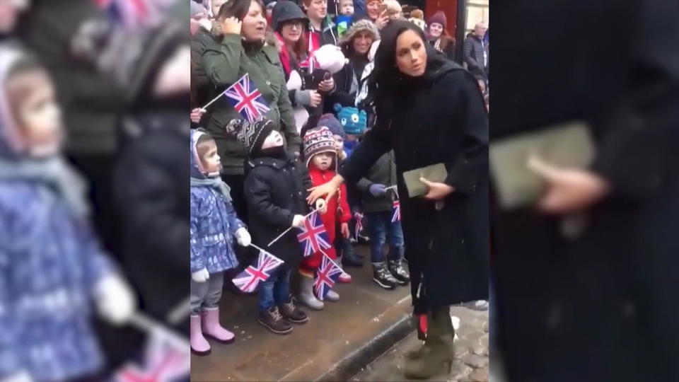 Besuch in Bristol Herzogin Meghan und die Knirpse