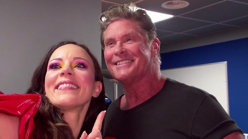 Erstes Treffen von Blümchenhoff Blümchen feiert Comeback und trifft Hasselhoff