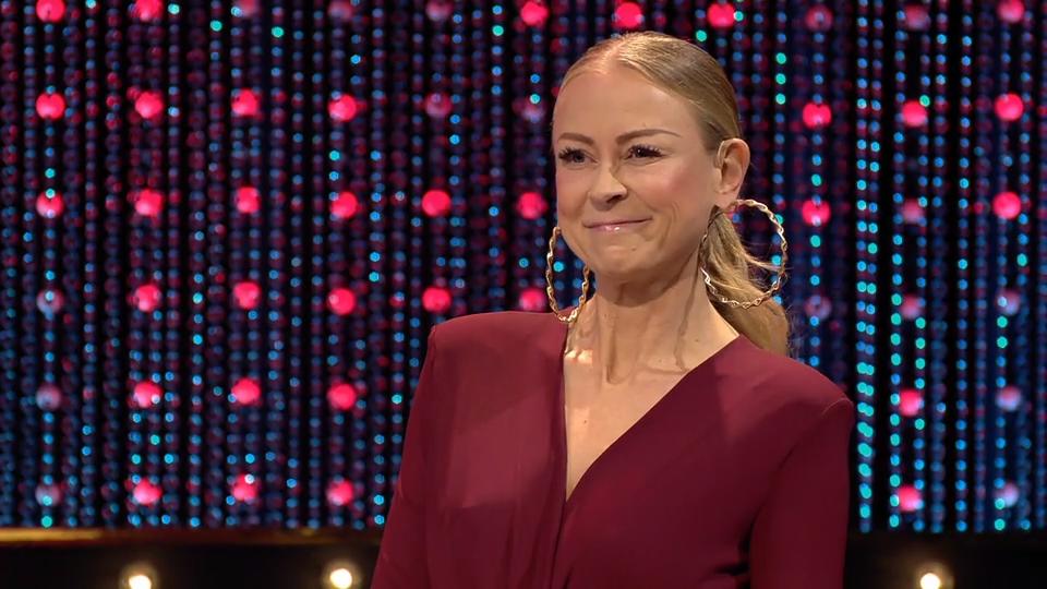 Stolze Mutter Jenny Elvers hat ihren Sohn mitgebracht