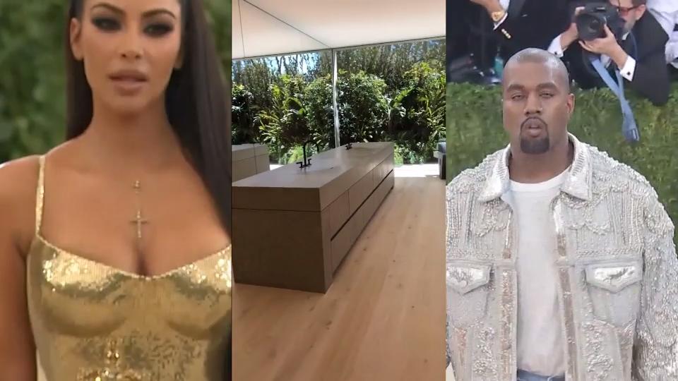 Kim Kardashians verrücktes Haus Waschbecken ohne Becken: Wie soll man HIER wohnen?