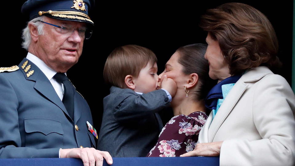 Schweden-Royals Carl Gustav und seine Enkel