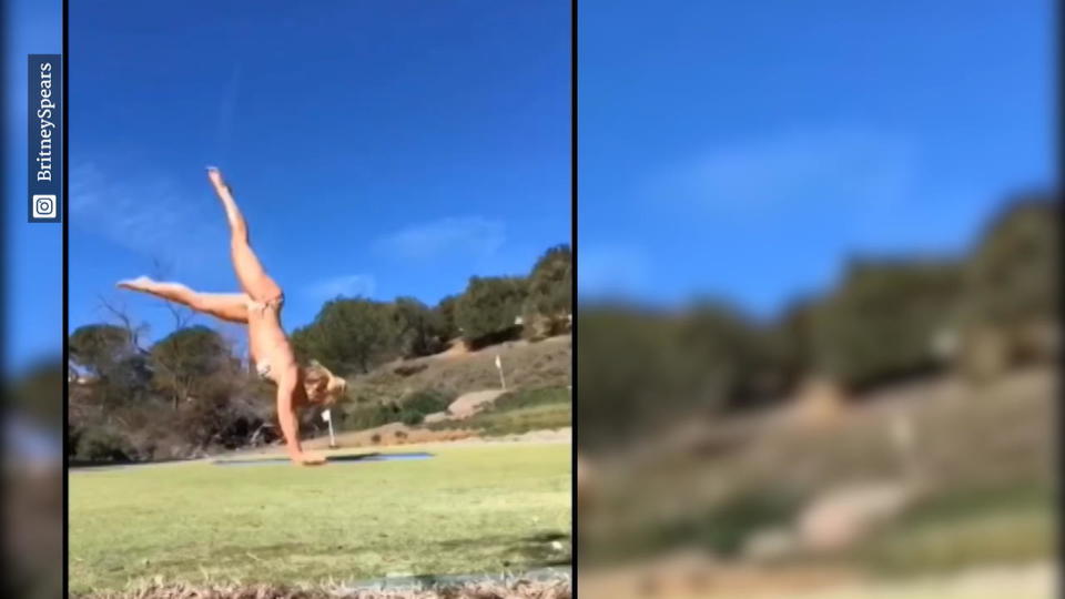 Yoga, Handstand und Spagat! Britney wird Fitney