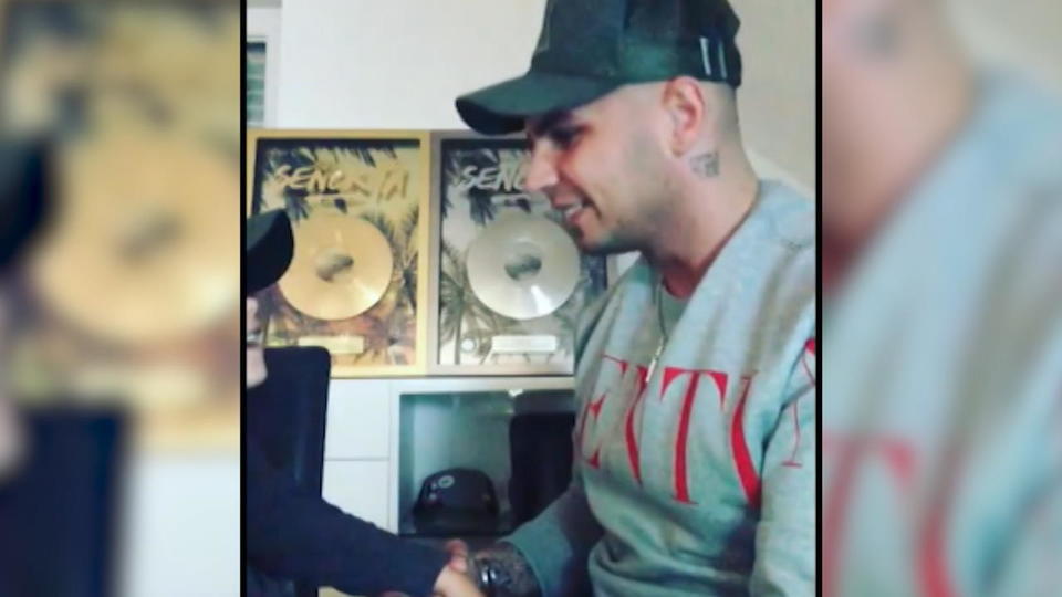 Pietro Lombardi und Alessio Zuckersüßes Papa-Sohn-Duett zu "Daddy Finger"