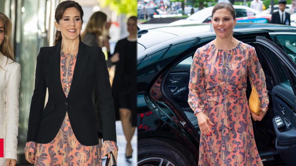 Royals ganz bodenständig: Victoria und Mary im H&M-Look