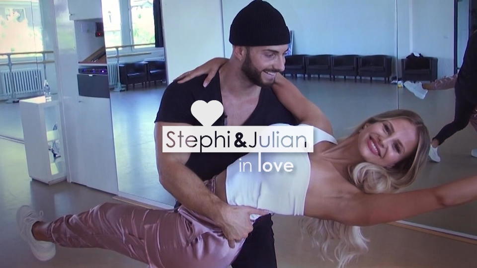 "Stephi und Julian in love" Hier proben sie für ihren Hochzeitstanz