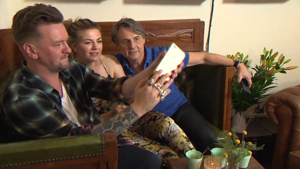 Beb Zucker, Nina Bott und Wolfgang Bahro Tolle GZSZ-Überraschung für Ben Zucker