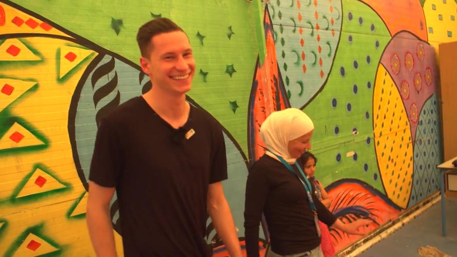 Julian Draxler tanzt vor Freude Julian Draxler tanzt vor Freude