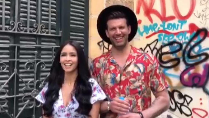 Beim Videodreh zu "Amor" Heißer Flirt zwischen Jay Khan und Nathalia
