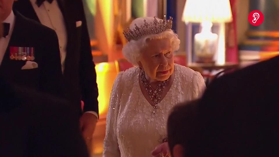 Queen Elisabeth II. not amused Rattenplage im Buckingham Palast