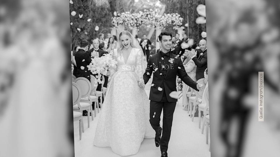 Sophie Turner und Joe Jonas erste offizielle Hochzeitsfotos
