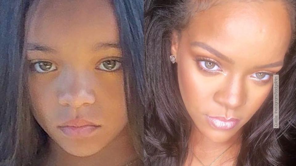 Wow! Rihanna und ihr Mini-Klon