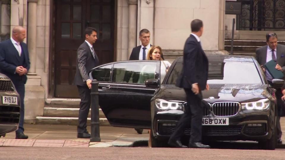 Vor Londoner Gericht Erste Bilder nach Prinzessin Hayas Flucht