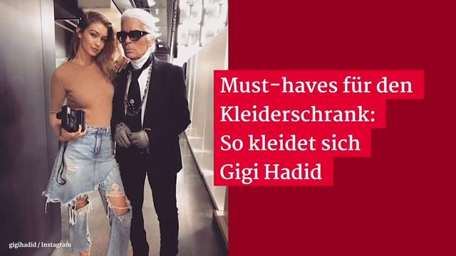 Must-haves für den Kleiderschrank So kleidet sich Gigi Hadid