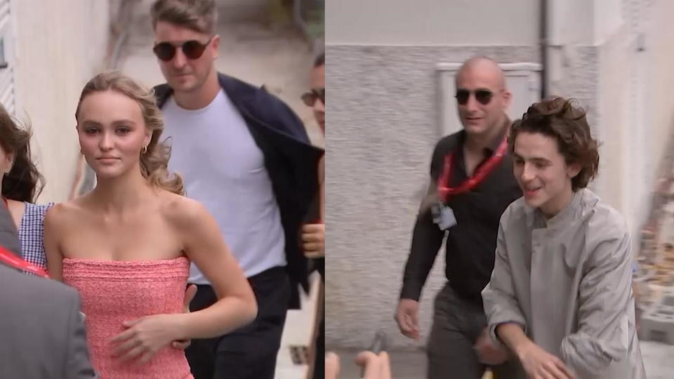 Zu zweit und doch allein Lily Rose Depp & Timothée Chalamet in Venedig