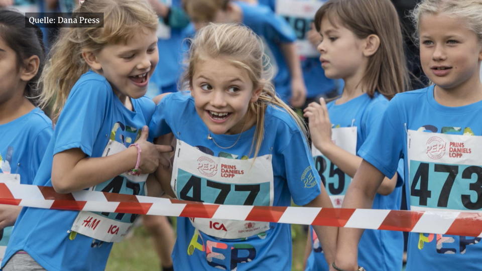 Royale Sportskanone Prinzessin Estelle gibt Gas bei Benefiz-Lauf