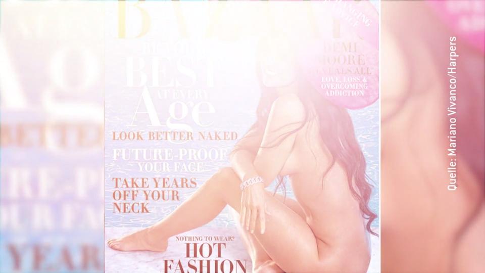Demi Moore mit 56 nackt als Cover-Girl