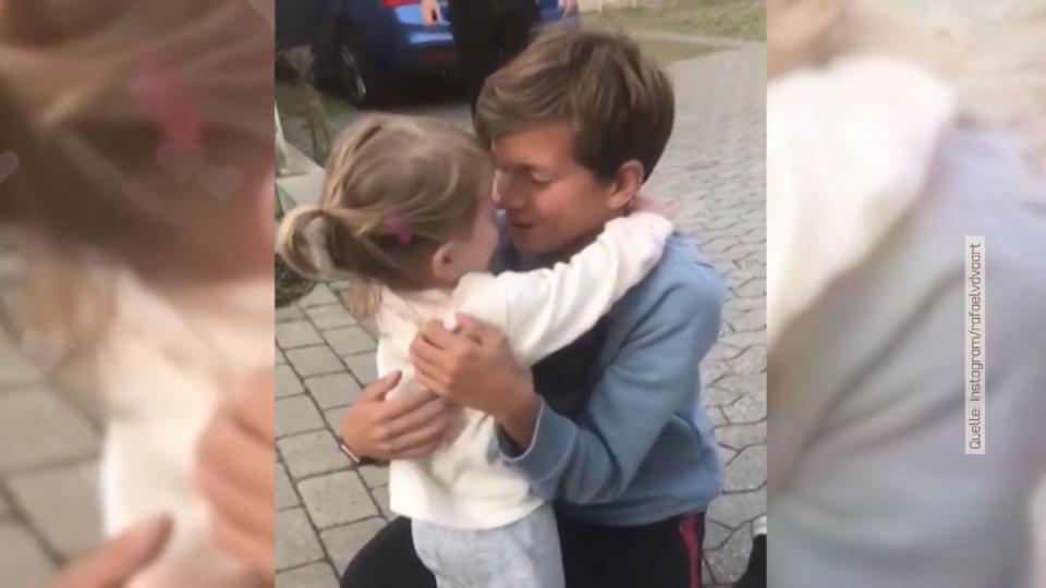 Rafael van der Vaarts Patchwork-Familie Süßes Wiedersehen seiner Kinder