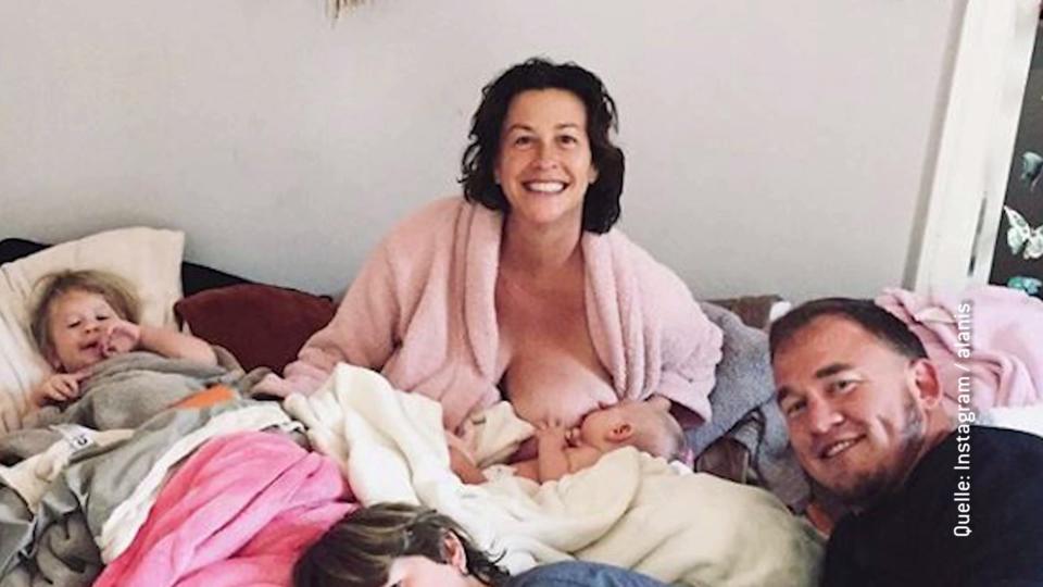 Alanis Morissette leidet an postnataler Depression