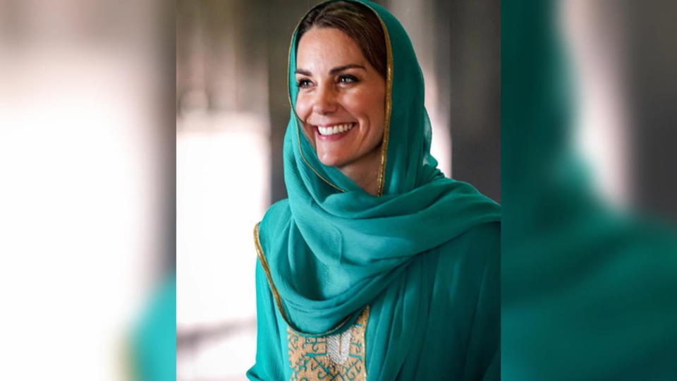 Stylische Herzogin Herzogin Kate überzeugt mit Stil in Pakistan