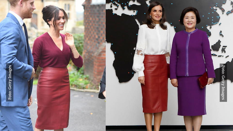 Royale Zwillinge Meghan und Letizia lieben dieselben Outfits