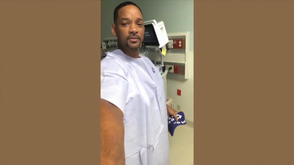 Untersuchung als Kurzfilm Will Smith filmt seine eigene Darmspiegelung